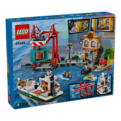 Đồ Chơi Lắp Ráp Hệ Thống Cảng Biển Và Tàu Chở Hàng LEGO CITY 60422 (1226 chi tiết)