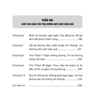  GIÚP CON NÓI “KHÔNG” VỚI ĐƯỜNG - Những mối nguy hiểm tiềm ẩn của Đường gây nguy hại đến sức khỏe của con bạn và Những điều bạn có thể làm