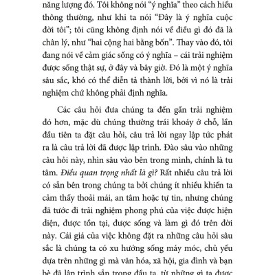 Điều Quan Trọng Nhất