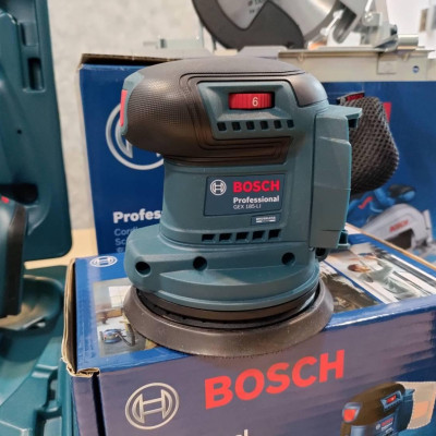 THÂN MÁY CHÀ LỆCH TÂM DÙNG PIN 18V BOSCH GEX 185-LI (SOLO) - HÀNG CHÍNH HÃNG