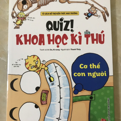 Combo 5 Cuốn: Quiz! Khoa Học Kì Thú (Tái Bản 2021): Bệnh tật Vi khuẩn, Cơ thể con người, Côn trùng, Động vật, Những cái nhất và đầu tiên trên thế giới