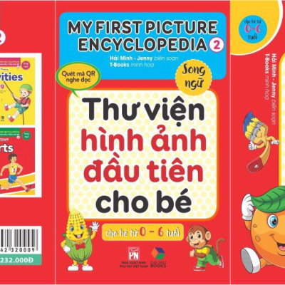 Combo Thư viện hình ảnh đầu tiên cho bé ( song ngữ ) tập 1 tập 2