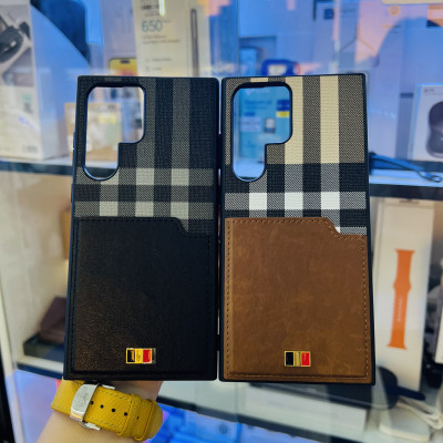 Ốp lưng da dành cho Galaxy samsung S23 Ultra Mentor có nhét thẻ- hàng chính hãng