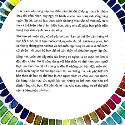 Liệu Pháp Tâm Lý - Ứng Dụng Màu Sắc Để Thay Đổi Cuộc Sống (Tái Bản 2023)