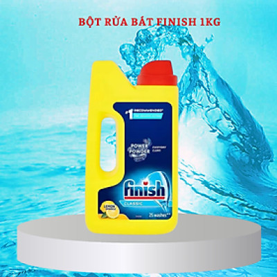 Bột rửa chén Finish Dishwasher Power Powder Lemon Sparkle 2,5 kg QT017384 - hương chanh