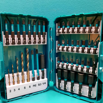 BỘ 45 MŨI SIẾT VÍT TOTAL TACSDL24502 - HÀNG CHÍNH HÃNG