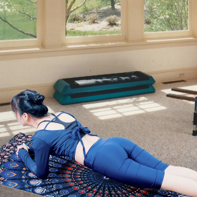 Áo Thể Thao Nữ Đa Năng LMcation Stefan Crop Top - Xanh Đen