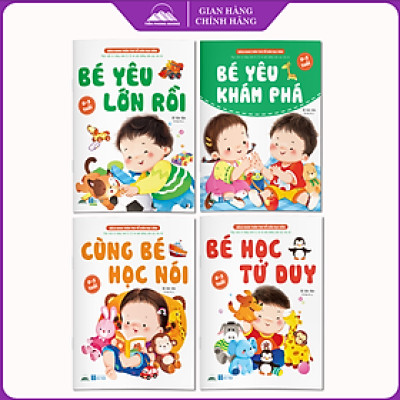 Sách - Combo 4 Cuốn Bách Khoa Toàn Thư Về Giáo Dục Sớm - Dành Cho Bé 0-3 Tuổi