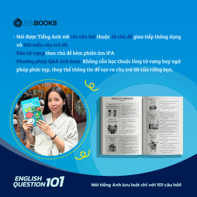 Sách - English Question 101 - Lộ Trình Học Giao Tiếp Qua Q&A