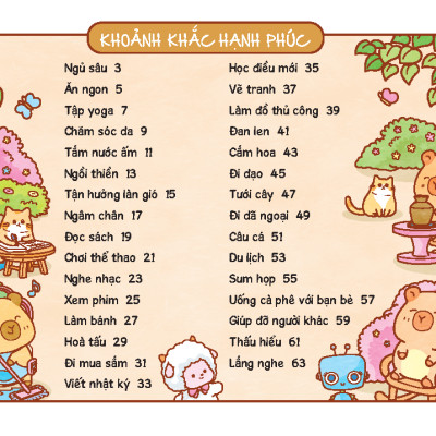 Sách - Sách Dán Hình - Capy Và Công Viên Giải Trí