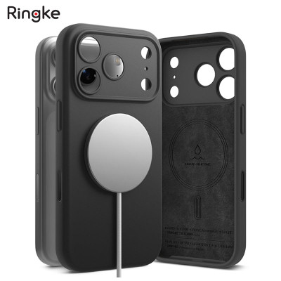 Ốp lưng cho iPhone 17 Pro Max / 17 Pro / 17 / Air RINGKE Silicone Magnetic  - Hàng Chính Hãng