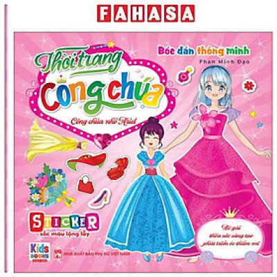 Sách - Bóc Dán Thông Minh - Thời Trang Công Chúa - Công Chúa Nhỏ Ariel