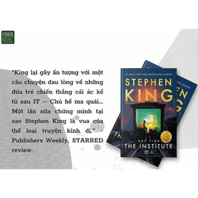 Sách - Học Viện - The Institute - Stephen King - New York Times Bestselling Author - 1980 Books