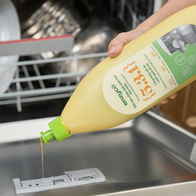 Gel rửa chén bát sinh học cho máy ENZYCO 850ml - Chiết xuất Bồ hòn và Enzyme Dứa