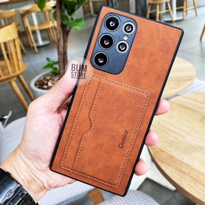 Ốp Lưng Da Có Ngăn Để Thẻ Cao Cấp Cho Samsung S24 Ultra / S23 Ultra / S23 PLus / S22 Ultra / S22 Plus / Note 20 Ultra