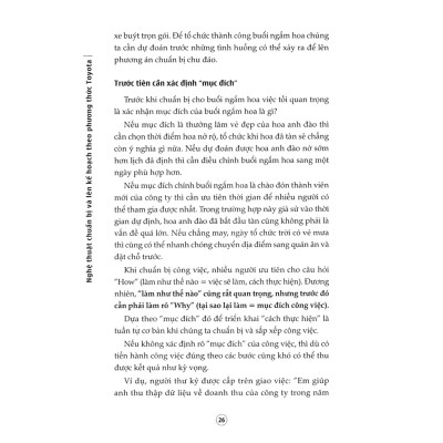 Sách - Nghệ Thuật Chuẩn Bị Và Lên Kế Hoạch Theo Phương Thức Toyota(MK)