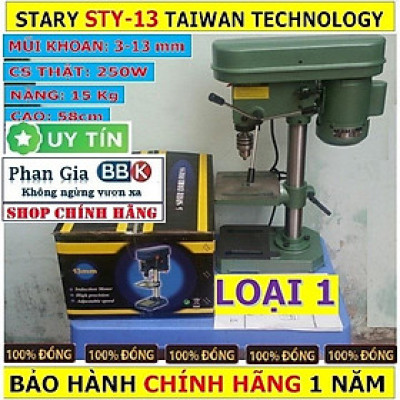 [chính hãƞg] MÁY KHOAN BÀN MINI STARY ĐẦU KHOAN 13 MM- BẢO HÀNH chính hãƞg - BẢO HÀNH 12 THÁNG