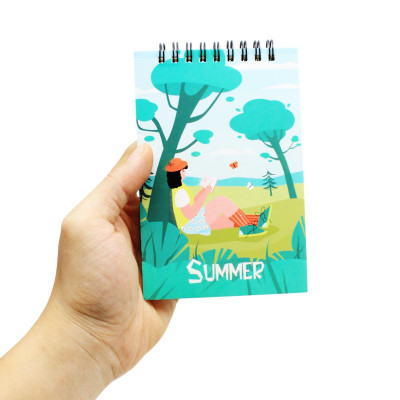 Sổ Lò Xo Note 4 Mùa A6 - Kẻ Ngang - 160 Trang 80gsm - The Sun - Summer