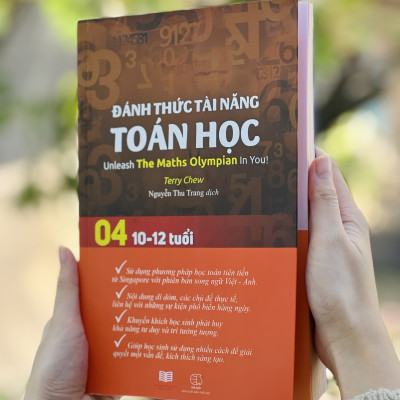 Sách Đánh Thức Tài Năng Toán Học 1, 2, 3, 4 ( Combo 4 Cuốn ) - Tổng hợp kiến thức toán học lớp 1 đến lớp 5, Hiệu sách Genbooks, bìa mềm