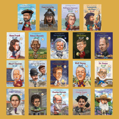 Combo Sách "Who Is - Là Ai" - Mang Các Con Khám Phá Bảo Tàng - Chân Dung Những Vĩ Nhân Đã Làm Thay Đổi Thế Giới: Anne Frank + Bill Gates + Claude Monet + Neil Armstrong + Steve Jobs + Walt Disney + Albert Einstein
