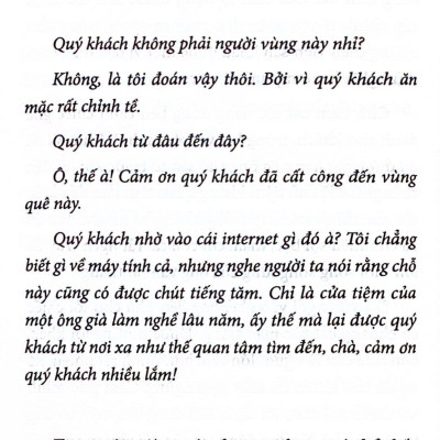 Tiệm Cắt Tóc Trông Về Phía Biển