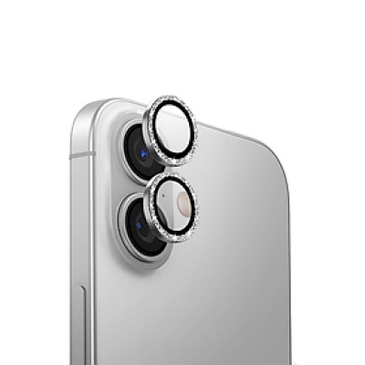 Kính Cường Lực Bảo Vệ Camera Lens Cho iPhone 16/ iPhone 16 Plus , UNIQ OPTIX Aluminium_ Hàng chính hãng