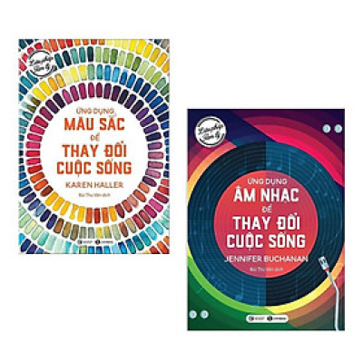 Sách - Ứng Dụng Màu Sắc Thay Đổi Cuộc Sống + Ứng Dụng Âm Nhạc Để Thay Đổi Cuộc Sống - Combo 2 Cuốn - Thái Hà Books