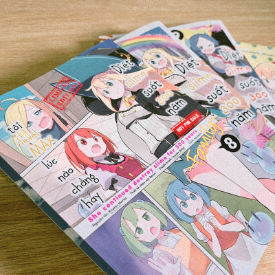 Sách - [Combo Manga] Diệt Slime Suốt 300 Năm, Tôi Levelmax Lúc Nào Chẳng Hay (Tập 8 + 9)