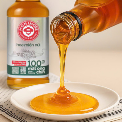 Honimore Mật ong chín Hoa Miền Núi 630g - MUA 2 TẶNG 1 CHAI CÙNG SIZE