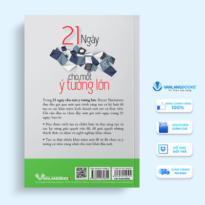 21 Ngày Cho Một Ý Tưởng Lớn - Vanlangbooks