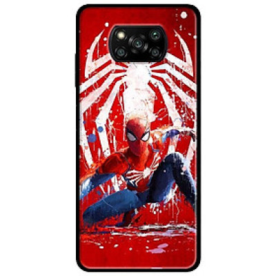 Ốp lưng dành cho Xiaomi Poco X3 mẫu Người Nhện Trắng