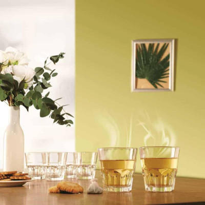 Bộ cốc uống nước/trà/cafe thủy tinh Granity 12 chiếc, dung tích 270ml - D0781, an toàn sức khỏe