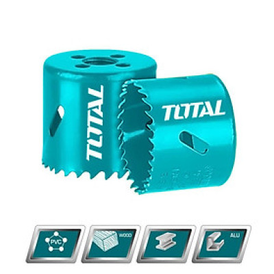 MŨI KHOÉT LỖ KIM LOẠI 200MM, 210MM TOTAL TAC412001, TAC412101 - HÀNG CHÍNH HÃNG