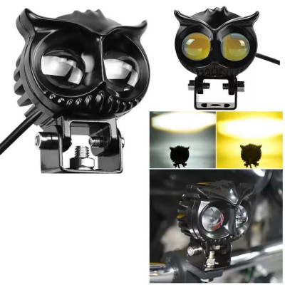 Đèn Trợ Sáng Xe Máy Ô Tô Mắt Cú X22 Pro 45W – Cốt Vàng Pha Trắng, ĐÈN TRANG TRÍ , ĐỒNG HỒ TREO TƯỜNG