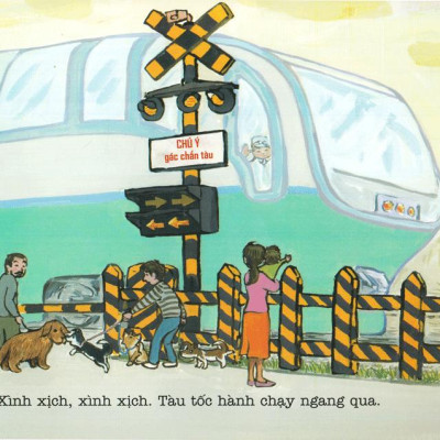 Ehon - Thực Phẩm Tâm Hồn Cho Bé - Xe Bus Píng Poong Đi Biển (Tái Bản 2020)  - Bản Quyền