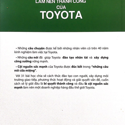 Những Câu Nói Cửa Miệng Làm Nên Thành Công Của Toyota