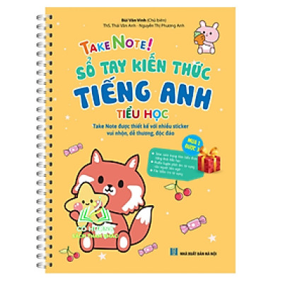 Sách - Take note! Sổ tay kiến thức Tiếng Anh tiểu học (có lò xo) (MT)