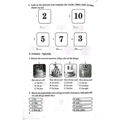 Combo  Bài Tập Tiếng Anh 2 + Tập Viết Tếng Anh 2  (Theo Bộ Sách Family And Friends 2 National Edition - 2022) -HA