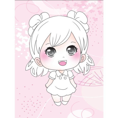 Sách - Dán Hình & Tô Màu IQ EQ CQ - Chibi Girl Tô Màu Bé Dái - Cá Tính - Kèm Sticker - Việt Thư
