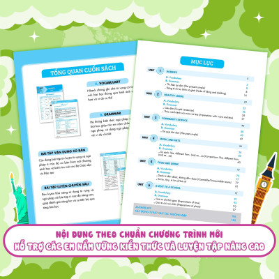 Sách - Luyện Chuyên Sâu Ngữ Pháp Và Bài Tập Tiếng Anh Lớp 7 - Tập 1 - Megabook