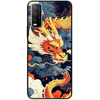 Ốp lưng cho Vivo Y12s - Y20 - Y20s - Y21 - Y21s - Y33s - Y33T - Rồng Xanh Cam - Hàng Chính Hãng