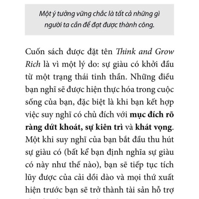 Think And Grow Rich - 10 Phút Mỗi Ngày Nghĩ Giàu Làm Giàu - Bìa Cứng