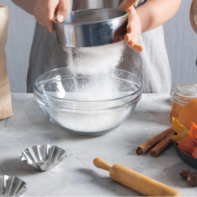 Dụng cụ rây bột làm bánh Echo Metal Φ16cm hàng nội địa Nhật Bản (#Made in Japan)