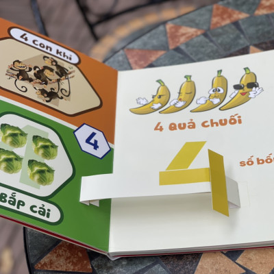 [Sách Pop-up dựng hình in màu toàn bộ] BÉ VUI HỌC SỐ - Trường Phương books – Nxb Thế giới