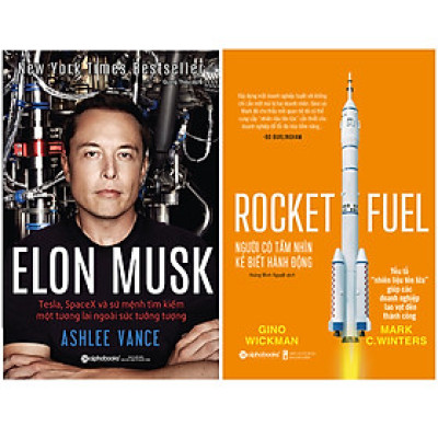 Combo Sách : Elon Musk: Tesla, SpaceX Và Sứ Mệnh Tìm Kiếm Một Tương Lai Ngoài Sức Tưởng Tượng + Người Có Tầm Nhìn, Kẻ Biết Hành Động