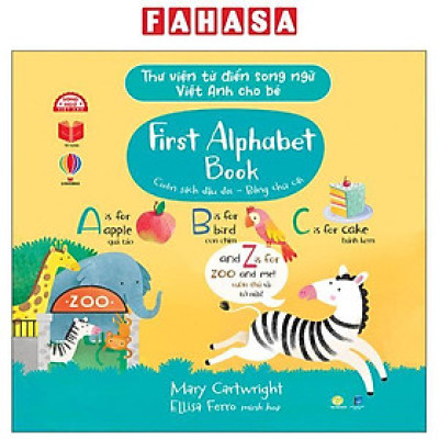Sách - First Alphabet Book - Cuốn Sách Đầu Đời - Bảng Chữ Cái