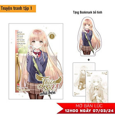 [Manga] Thiên Sứ Nhà Bên - Tập 1 - Tặng Kèm Bookmark Bế Hình + Postcard In Nhũ 2 Mặt