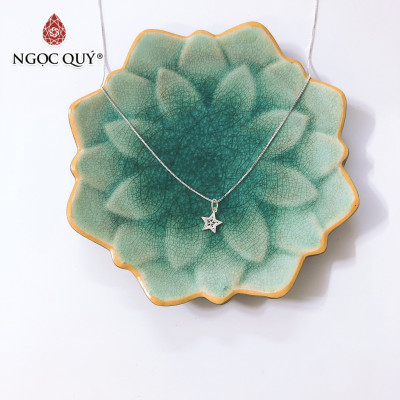 Dây chuyền bạc mặt ngôi sao - Ngọc Quý Gemstones