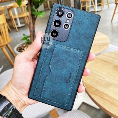 Ốp Lưng Da Có Ngăn Để Thẻ Cao Cấp Cho Samsung S24 Ultra / S23 Ultra / S23 PLus / S22 Ultra / S22 Plus / Note 20 Ultra