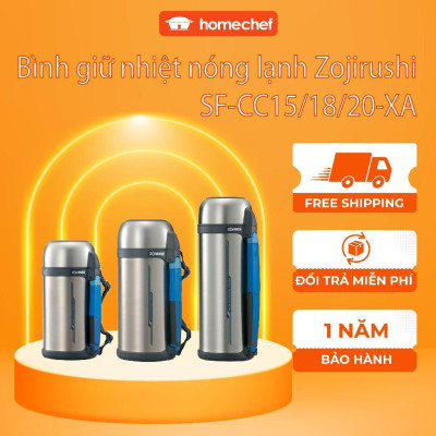 Bình giữ nhiệt nóng lạnh Zojirushi SF-CC15/18/20-XA, 1.5L/1.8L/2L, sản xuất tại Thái, bảo hành 1 năm